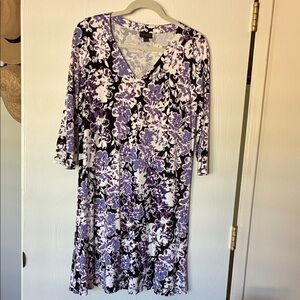 J. Jill Wearever Collection Floral Dress, small
